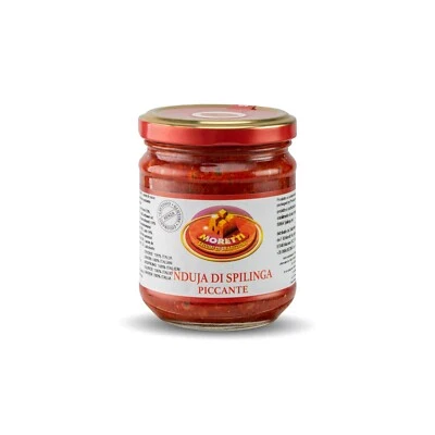 Moretti® Nduja Di Spilinga Piccante Salame Artigianale Calabrese Spalmabile 180g