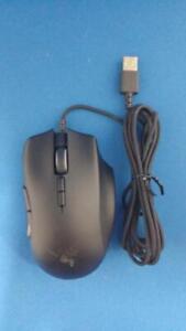 Razer Naga Trinity Wired Gaming Mouse RZ01-0241 Black Good Condition Japan(USED)