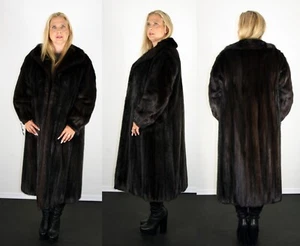 Ranch Mink Fur Coat Size 2 Extra Large 16 18 2XL Efurs4less - Picture 1 of 6