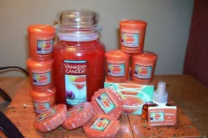 yankee candle 22oz JAR PASSION FRUIT MARTINI + 4 TARTS+6 VOTIVES + TEAS + REFILL - Picture 1 of 10