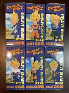 Figura Coleccionable Dragon Ball Z World WCF DBZSS 1-6 Vegeta Goku Trunk ENVÍO GRATUITO - Imagen 1 de 6