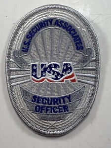 SECURITY OFFICER USA Embroidered Patches 3.75"x2.75" iron-on - Picture 1 of 1