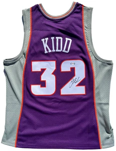 JASON KIDD SIGNED PHOENIX SUNS MITCHELL & NESS SWINGMAN JERSEY AUTO PSA/DNA ! - Picture 1 of 5