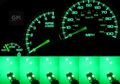 Speedo Gauge Cluster Green LED Upgrade Kit 1999 00 01 02 Silverado Tahoe Sierra - Image 1 of 4