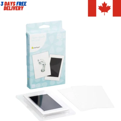 Pearhead Newborn Baby Handprint or Footprint “Clean-Touch” Ink Pad, 2 Uses. — 第 1/4 张图片