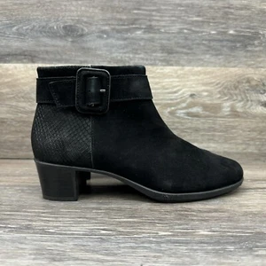 Munro Womens Leather Booties Zip Ankle Boots Shoes Size 7 Callie Suede - Picture 1 of 17