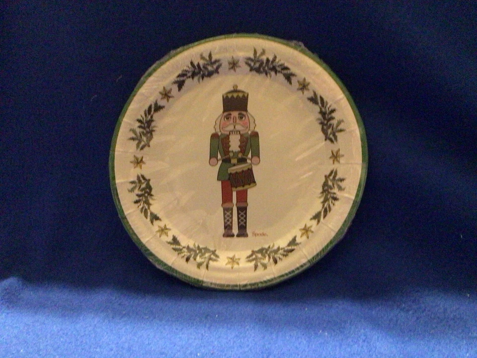 C.R. Juego de 8 platos de papel Gibson Paper 7” nuevo tema Spode Cascanueces Foto 1 de 1