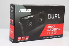 ASUS Radeon RX 6600 DUAL 8GB AMD RDNA 2 GDDR6 Gaming Grafikkarte NEU + Rechnung