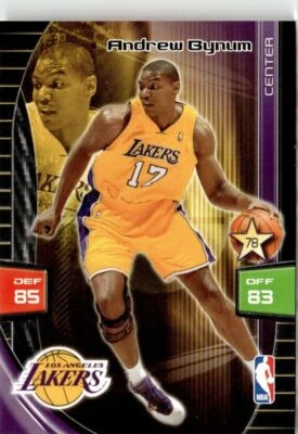 2009-10 PANINI ADRENALYN XL ANDREW BYNUM LOS ANGELES LAKERS #78 - Image 1 of 2