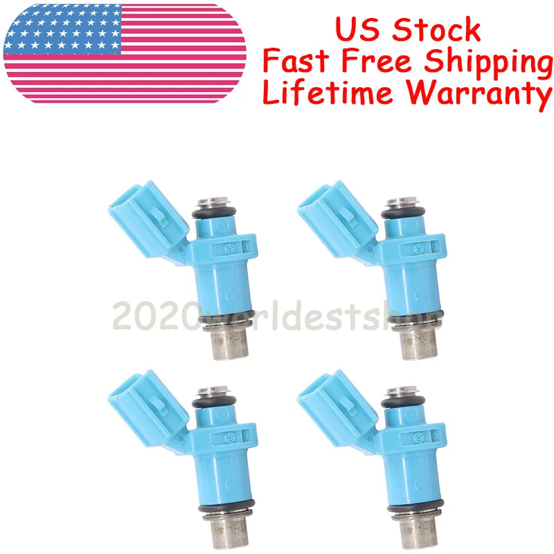 Inyectores de combustible 4 piezas 6C5-13761 para Yamaha 40-50-60 HP 4 tiempos 6C5-13761-00-00 EE. UU. Foto 1 de 4