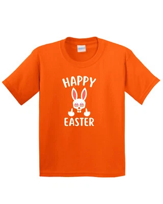 Happy Easter Bone Rabbit Kids TShirts Funny Birthday Boys&Girls Gift Graphic Tee - Image 1 of 2