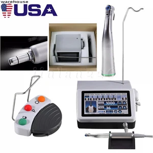 Dental LED Implant Motor Surgical System Brushless+20:1 Fiber Optic Contra Angle - Picture 1 of 24