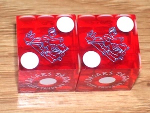 1 PAIR OF DICE FROM CAESARS TAHOE (2) CASINO LAKE TAHOE NV - Picture 1 of 3