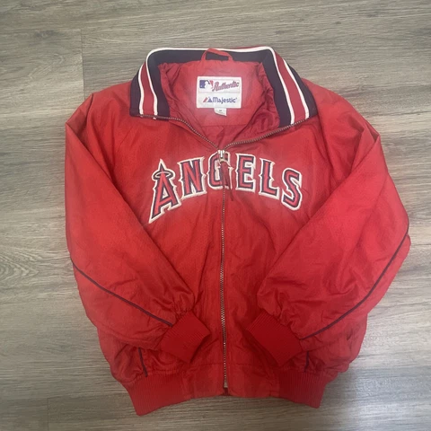 Los Angeles Angels Baseball MAJESTIC Jacket Youth Size Medium Cover