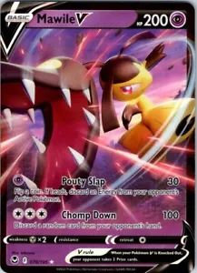 Mawile V - 070/195 - Pokemon Silver Tempest Sword & Shield Ultra Rare Card NM - Bild 1 von 2