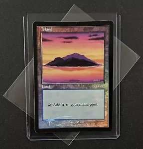 MtG ‘Island’ Arena Beta promo *foil* WotC 2002 used moderate play - Picture 1 of 4