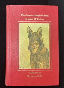 German Shepard Dog In Word & Pictures, V. Stephanitz 1925. 1982 Reprint - Picture 1 of 6