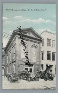 Fire Engine Company 5 Firefighting LANCASTER PA County Pennsylvania Postcard - Picture 1 of 2