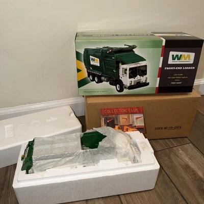 Camión de basura de gestión de residuos cargador frontal Mack 1/34 nuevo en caja envío gratuito Foto 1 de 4