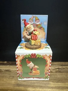RARE (ENESCO) THE NORTH POLE VILLAGE " FLETCHER " THE ELF 1986 (ORIGINAL BOX) - Picture 1 of 7