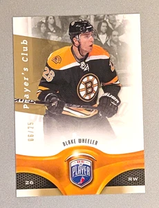 Blake Wheeler 2009-10 Upper Deck Be A Player #56 Player's Club 06/25 Bruins - Picture 1 of 2