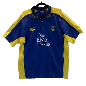 Canterbury Clermont Auvergne Rugby Jersey Shirt Mens XL Blue Yellow Soccer - Picture 1 of 9