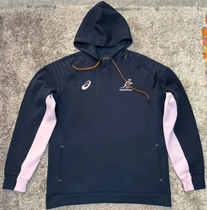 Official Wallabies 2022 Hoodie Jumper Warm Blue Asics Mens XXL Excellent - ZZZ - Picture 1 of 11