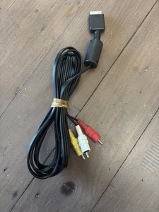 Official Sony RCA AV Audio Video Cable for PlayStation PS1 PS2 - Picture 1 of 2