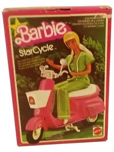 Mattel Barbie StarCycle Scooter Vintage Doll Vehicle - Picture 1 of 9