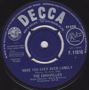 The Caravelles – Have You Ever Been Lonely (Decca 1964) 7" vinyl single VG/- - Imagen 1 de 4