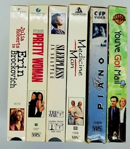 Vintage LOT of 6 (VHS) Piano Pretty Woman Sleepless Seattle You've Got Mail 🎬 - Picture 1 of 24