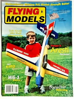 FLYING MODELS magazine  November 2002  pre-owned - Image 1 of 2