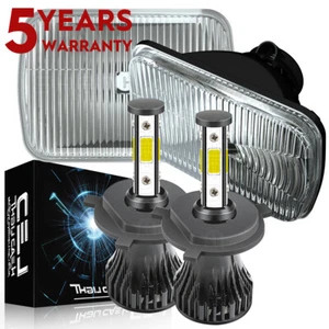 5x7" 7x6" Led Headlight Hi/Lo Sealed Beam DRL For Ford F600/700/800 FT900 F100 - Picture 1 of 17