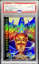 Professor X 1995 Ultra X-Men All Chromium #95 GEM MINT PSA 10 POP 1