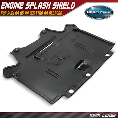 Protector contra salpicaduras de motor inferior trasero para Audi A4 2009-2016 Q5 A4 Quattro A4 Allroad Foto 1 de 4