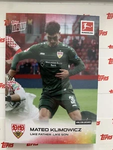 2020-21 Topps Now Bundesliga #10 Mateo Klimowicz VFB STUTTGART Rookie RC SP /288 - Bild 1 von 2