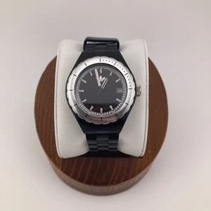Adidas Unisex 35mm Watch Black Tone Black Dial Date Black Band Adh2081 - RUNS - Picture 1 of 18