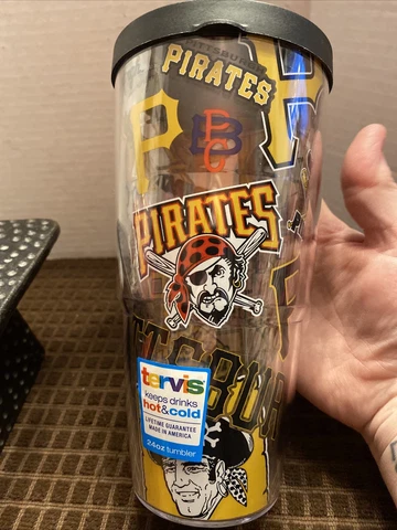 Tervis 24 oz MLB Pittsburgh Pirates Double Walled Travel Tumbler Cover