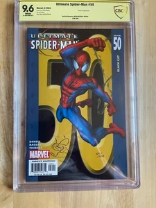 ULTIMATE SPIDER-MAN #50 - CBCS 9.6! BRIAN MICHAEL BENDIS SIG! - Picture 1 of 5