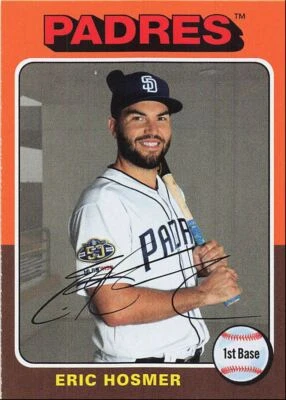 2019 Topps Archives Eric Hosmer San Diego Padres #191 - Image 1 of 2