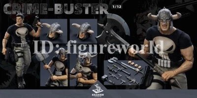 Pre-order KRAKEN Studio 1/12 Punisher Frank Action Figure Model Toy Deluxe Ver. - Image 1 of 4