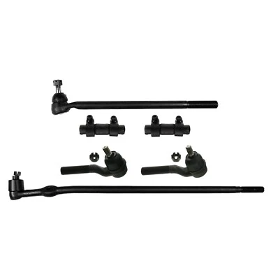 6Pc Suspension Kit for 1985-1994 Ford F-250 4WD Tie Rod Ends Center Link - Image 1 of 4