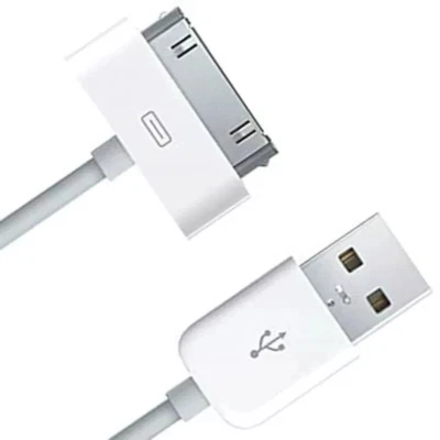 Charging Cable Charger Lead for Apple iPhone 4,4S,3GS,iPod,iPad2&1 OEM 1m - Image 1 of 2