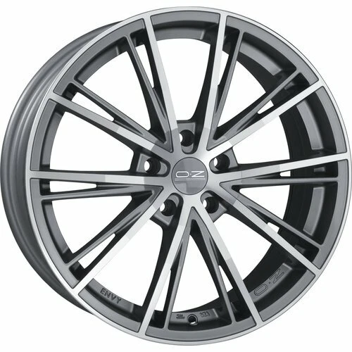 OZ Envy 7x16" ET37 4x100 grau poliert 4x Alufelgen Dacia Renault Nissan smart - Bild 1 von 4