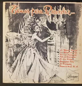 TEMAS PARA RECORDAR LP RARE VINYL LP LATIN SPANISH MUSIC HTF BORINQUEN (DG-1037) - Picture 1 of 4