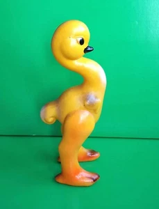 1960's USSR Russian Soviet CELLULOID Toy Yellow OSTRICH - Picture 1 of 8