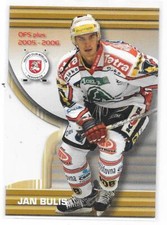 2005-06 CZECH OFS Die-Cuts #NH04 Jan Bulis Pardubice, Montreal Canadiens