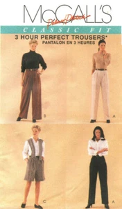 McCalls 2953 Classic Fit Hose Pants Slacks Shorts Schnittmuster Gr. 14 UCFF - Bild 1 von 4