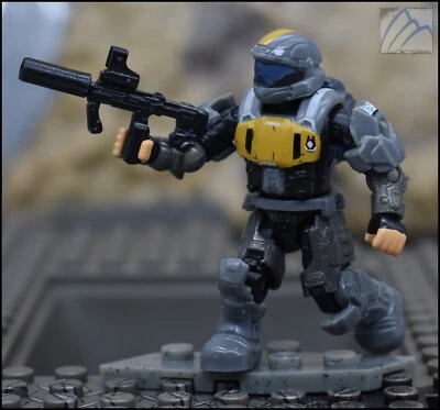 HALO MEGA CONSTRUX YELLOW UNSC ODST TARKOV MINI FIGURE HHC37 HIVE EXTERMINATORS - Image 1 of 4