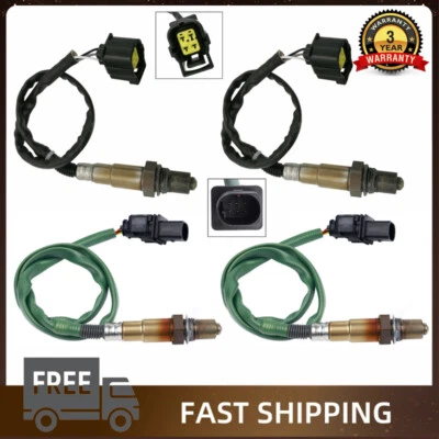 4X Oxygen Sensors For MERCEDES-BENZ 2007-2009 CLK63 AMG 6.3L 2006-2009 E350 3.5L Foto 1 de 4